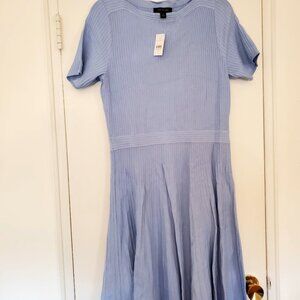 NWT Ann Taylor Periwinkle Blue Sweater Dress Size Medium